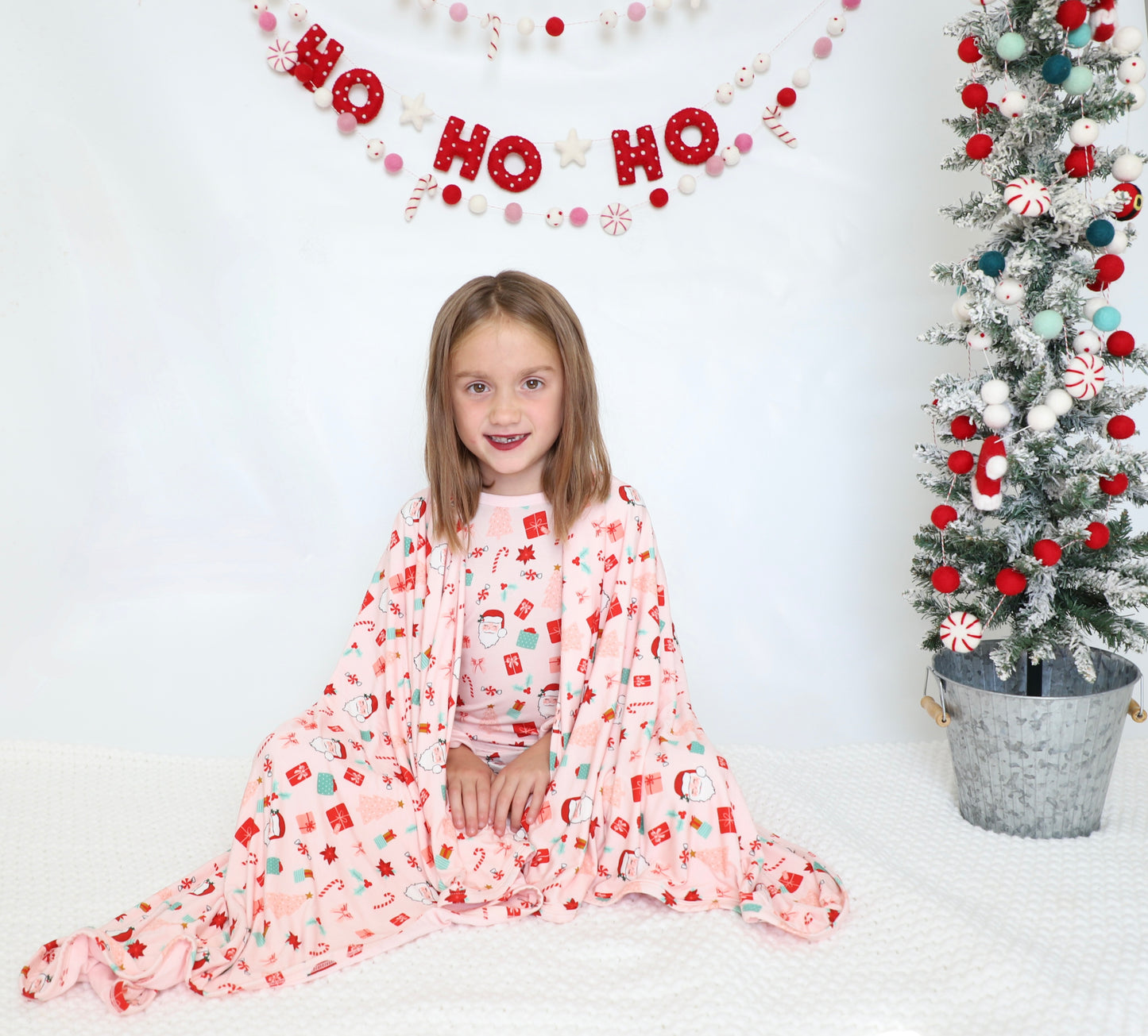PINK SANTA DREAM BLANKET