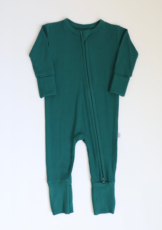 EVERGREEN RIBBED CONVERTIBLE ZIPPY